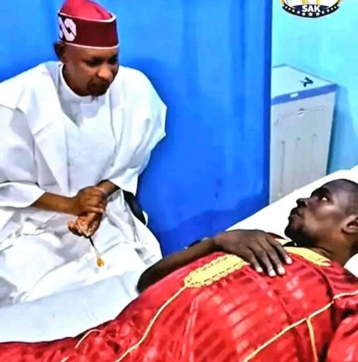 Emotion as Ailing ‘Abba Ka Cika Gwarzo’ Singer Weeps During Gov Yusuf’s Hospital Visit FB IMG 1785129974260